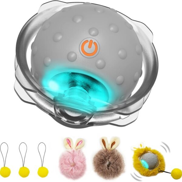Interactive Cat Toys Ball Super Drive Electric Cat Toy Automatic Rolling Robotic Car Motion Activate