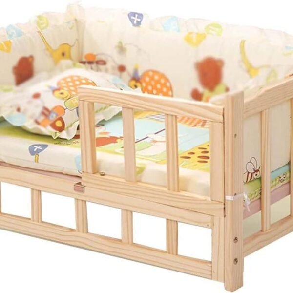 Pet Bed Wooden Dog Bed Elevated Cooling Pet Bed with Rails and Cushion Pet Shelter Dog House Elevated Kennel Sofa for Large Small Medium Dogs Dog Bed